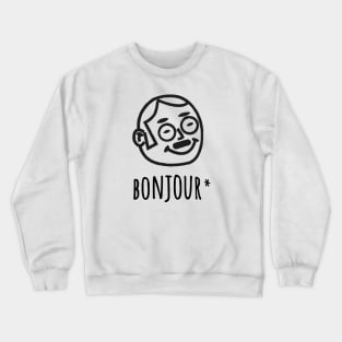 Bonjour hello France Crewneck Sweatshirt